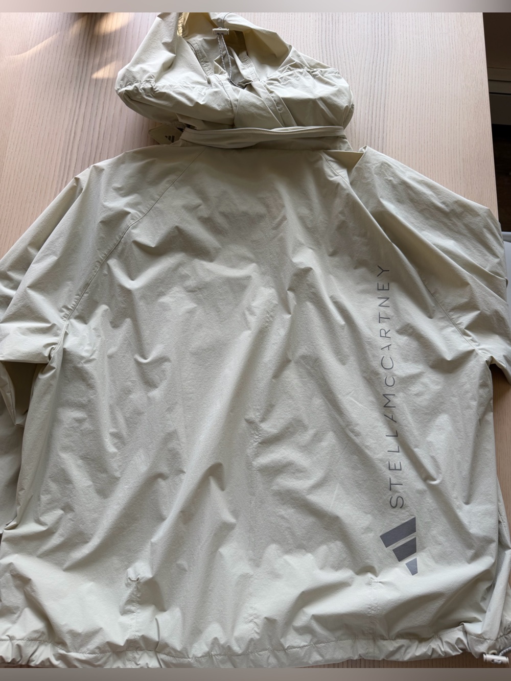Adidas by Stella McCartney Anorak Windbreaker Jacket - Size L - Like New - Picture 6 of 6